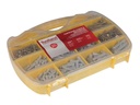 Toolland Spannplattenschrauben-/Dübel-Set 632-teilig