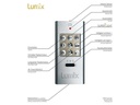 Lumix LED Baumkerze SuperLight Flame, Rot, 12er-Starter Set