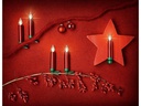 Lumix LED Baumkerze SuperLight Flame, Rot, 6er-Set