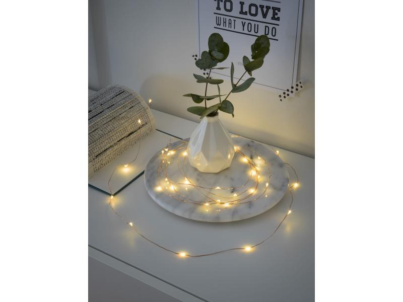 Konstsmide LED Lichterkette Angel Hair 3.9 m 40 LED, Kupfer