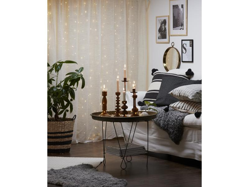 Star Trading LED Lichterkette Angel Hair Bouquet 1 m, 46 LED Silber