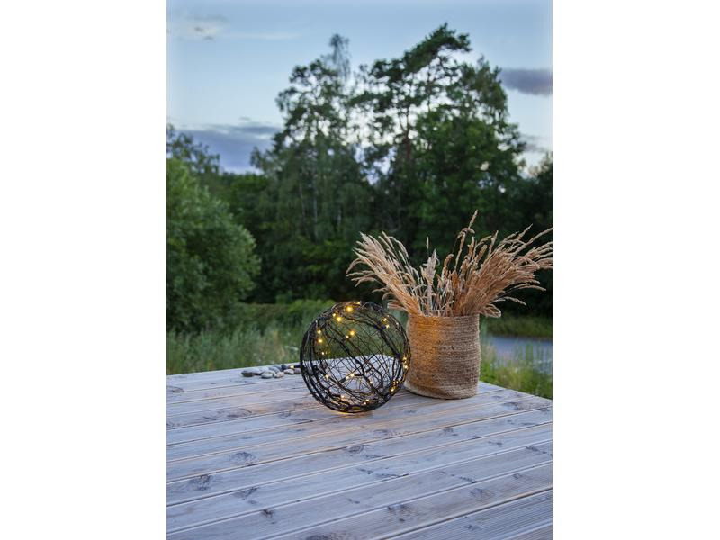 Star Trading System LED Kugel 35 cm Ø, Schwarz