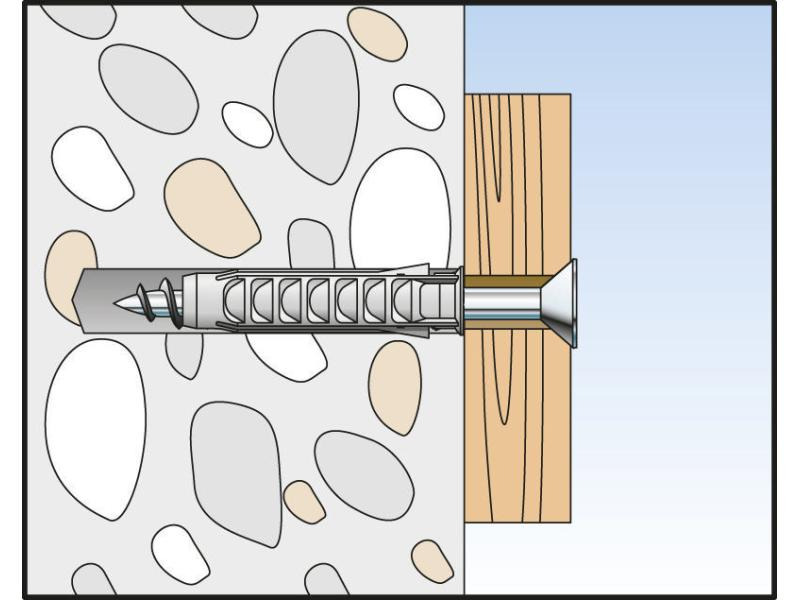 Fischer Dübel SX 5 x 25, 50 Stück