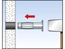 Fischer Hohlraumdübel  HM 5 x 37 H, 4 Stück
