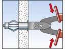 Fischer Hohlraumdübel  HM 5 x 37 H, 4 Stück
