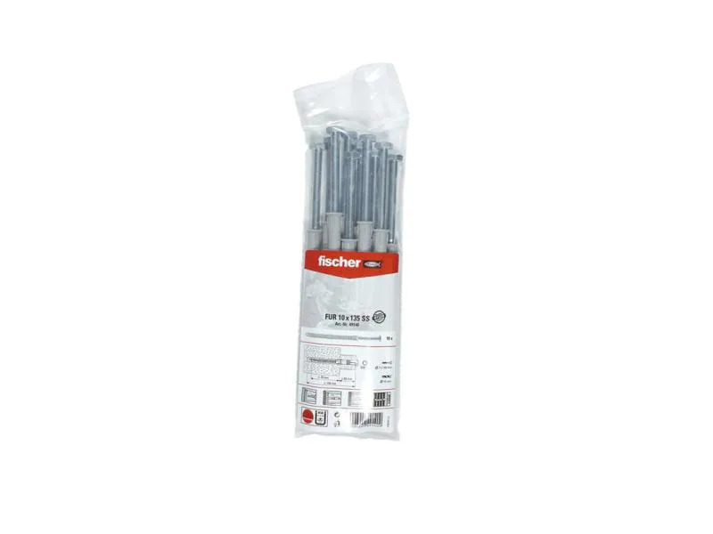 Fischer Langschaftdübel FUR 10x135 SS, 4 Stück