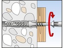 Fischer Universaldübel  UX 10 x 60 R mit Rand, 6 Stück