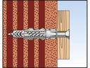 Fischer Universaldübel  UX 10 x 60 R mit Rand, 6 Stück