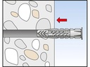 Fischer Universaldübel  UX 10 x 60 R mit Rand, 6 Stück