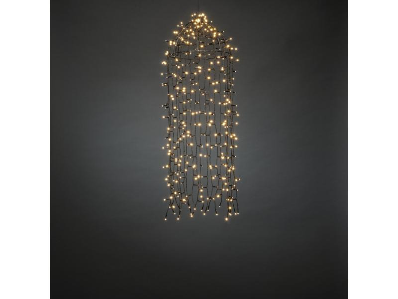 Konstsmide LED-Lichtervorhang Qualle, 400 LED, 0.95 m, Outdoor