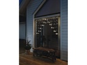Konstsmide LED-Lichtervorhang Schneeflocken, 41 LED, 1.4 m, Outdoor