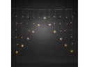 Konstsmide LED-Lichtervorhang Schneeflocken, 41 LED, 1.4 m, Outdoor