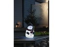 Konstsmide LED-Schneemann LED Kunststoffschneemann, 38 cm, RGB