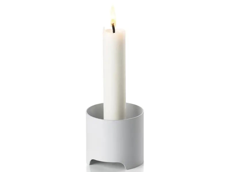Zone Denmark Kerzenständer Singles 5.4 cm, Warm Grey