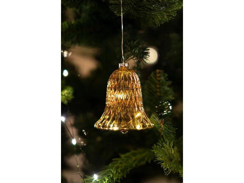 Sirius LED Baumschmuck Luna Glocke, Ø 9 cm
