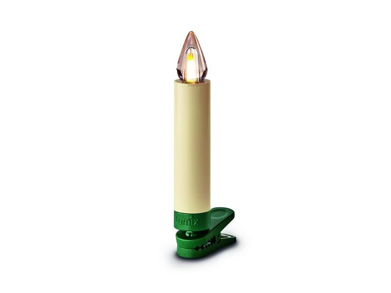 Lumix LED Baumkerze SuperLight Flame, Erweiterungsset 6 Stück