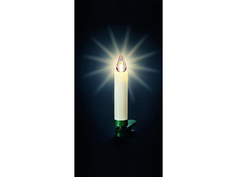 Lumix LED Baumkerze SuperLight Flame, Erweiterungsset 6 Stück
