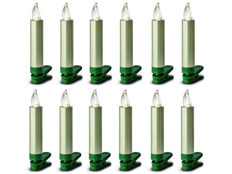 Lumix LED Baumkerze Superlight Starterset Cashmere 12 Stück