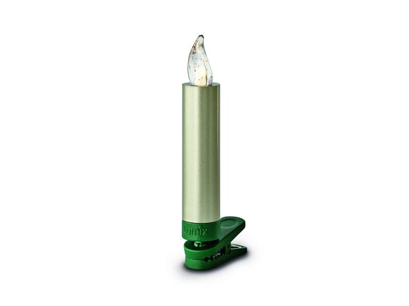Lumix LED Baumkerze Superlight Starterset Cashmere 12 Stück