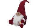 Star Trading LED-Figur Wichtel Rot, 4 LED, 34 cm, indoor