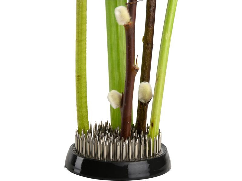 Esschert Design Steckigel Kenzan L Schwarz/Silber