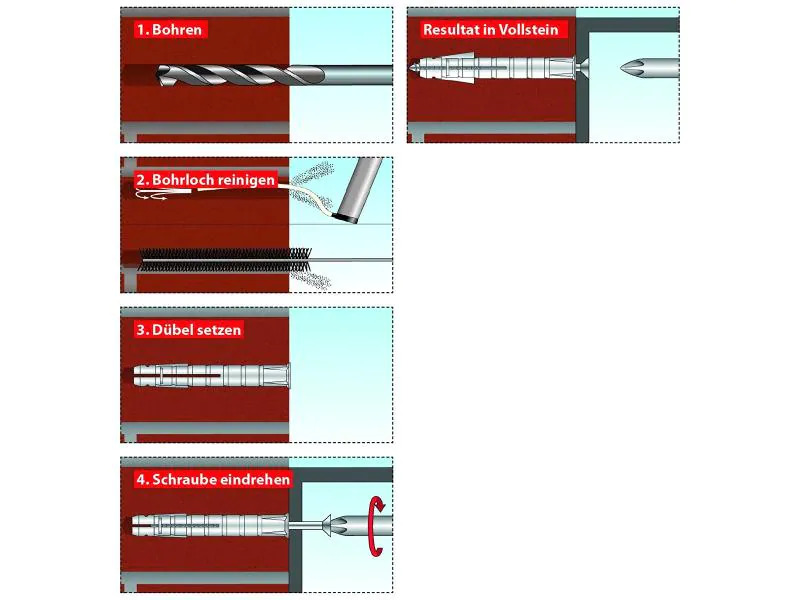 Tox-Dübel Spreizdübel 10x90 mm 10 Stück
