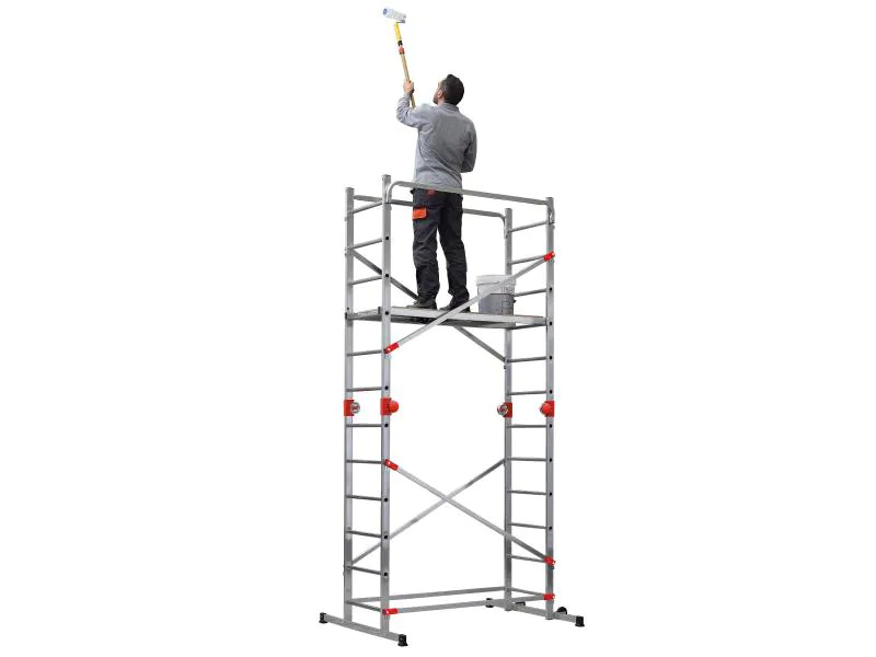 Hailo Gerüst Fast &amp; Lock Combi 5, 12 Stufen