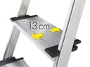 Hailo Stehleiter L80 Comfort Line 8 Stufen