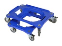 Utz Transportroller 120 kg, 615 x 415 Blau
