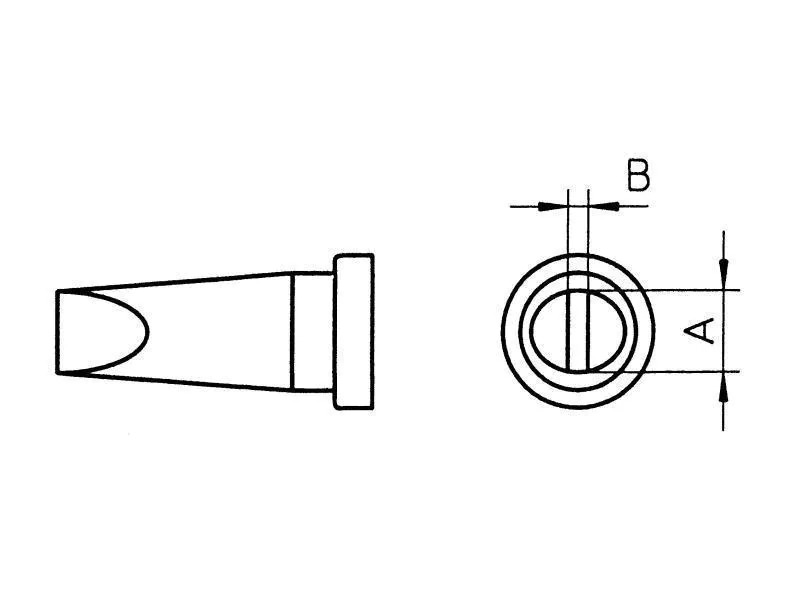 Weller Lötspitze LT H Meisselform 0.8 mm