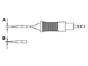 Weller Lötspitze RT 3 Meisselform 1.3 mm