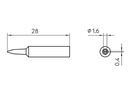 Weller Lötspitze XNT A Meisselform 1.6 mm