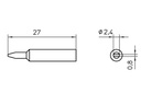 Weller Lötspitze XNT B Meisselform 2.4 mm