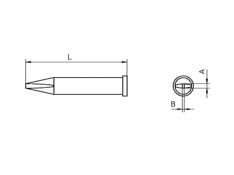 Weller Lötspitze XT A Meisselform 1.6 mm