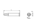 Weller Lötspitze XT B Meisselform 2.4 mm