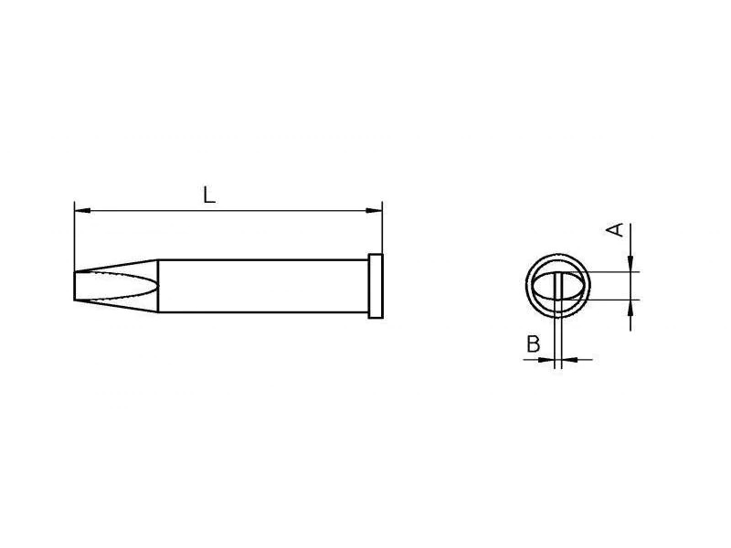 Weller Lötspitze XT C Meisselform 3.2 mm