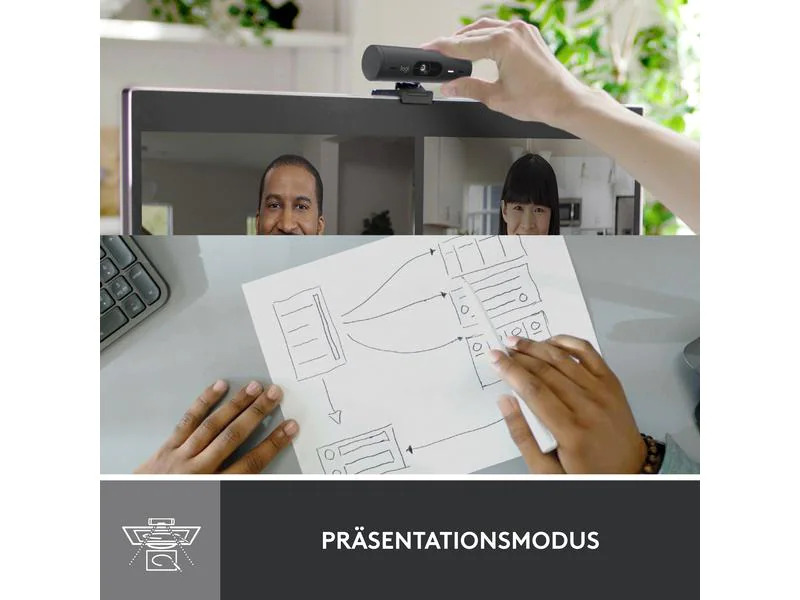 Logitech Webcam Brio 500 Graphite