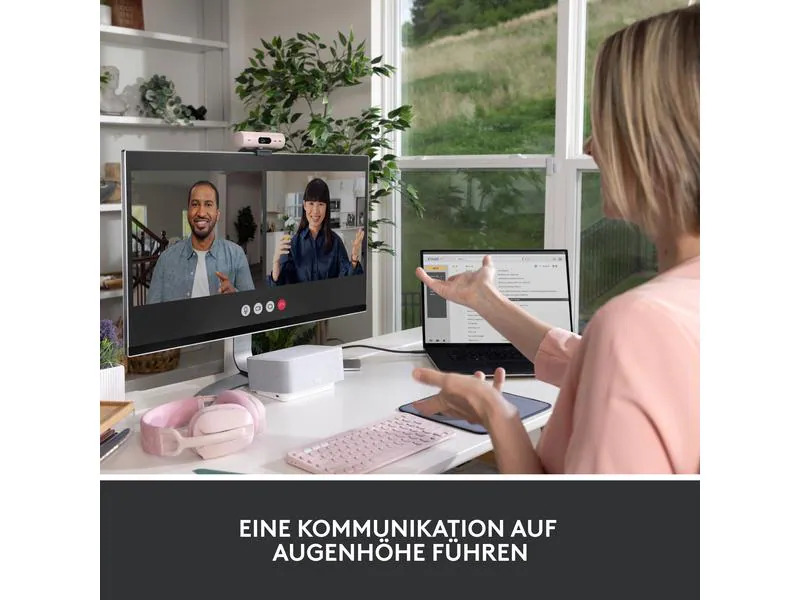 Logitech Webcam Brio 500 Rosa