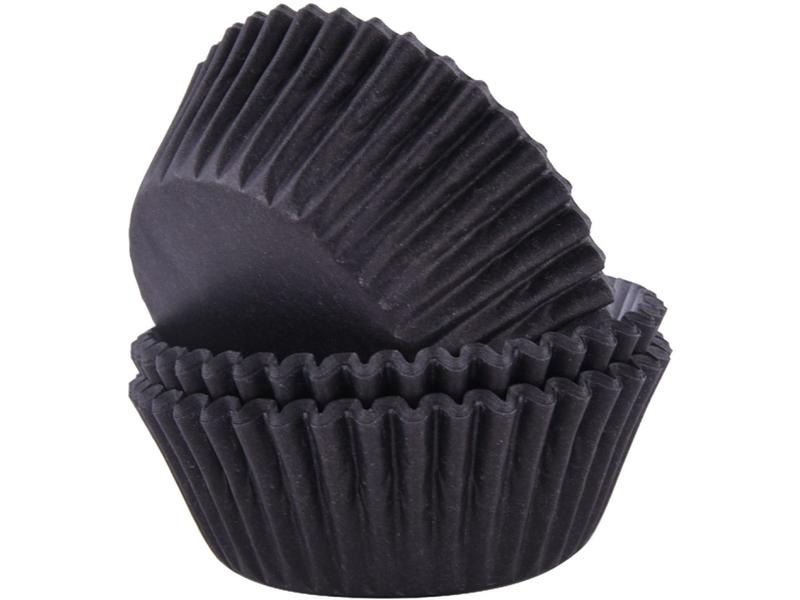 PME Cupcake Backform Schwarz, 60 Stück