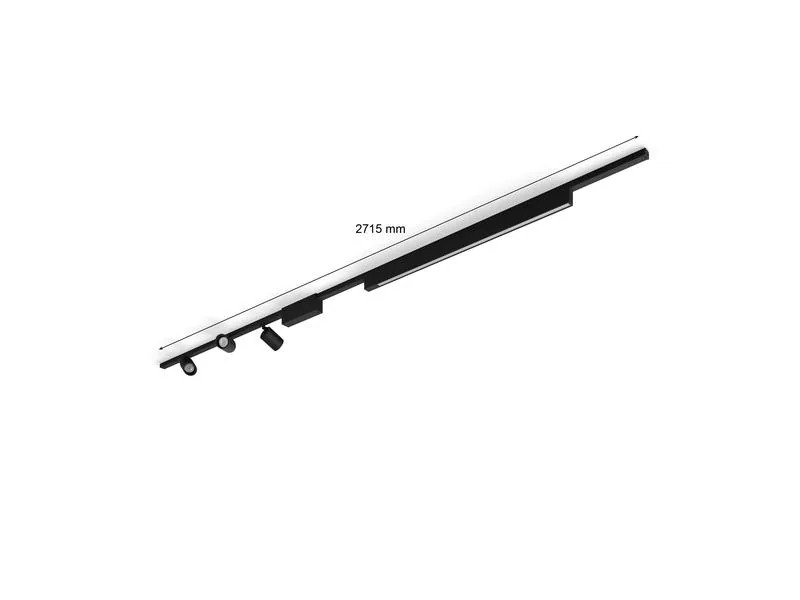 Philips Hue LED Schienenspot Perifo Basis-Set, Spots+Lichtleiste,Schwarz