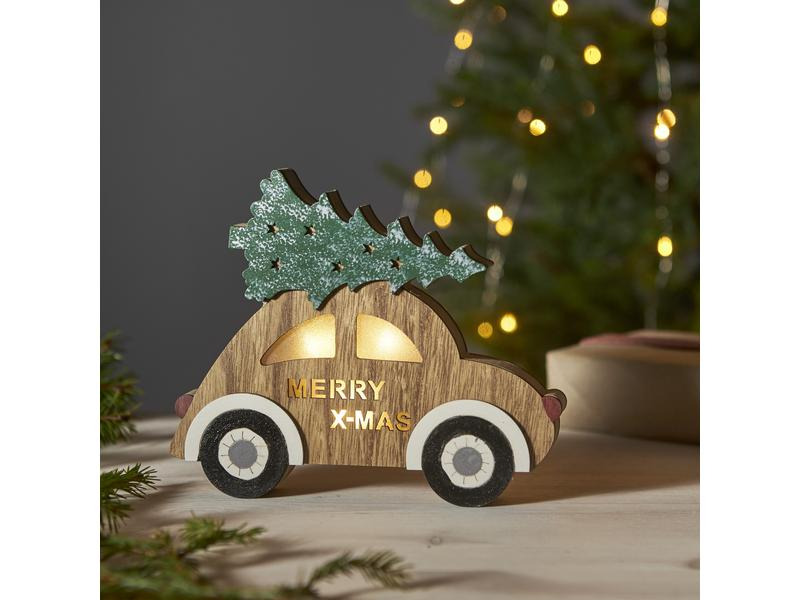 Star Trading LED-Dekolicht Billy 20 cm, Holz