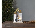 Star Trading LED-Dekolicht Fauna Kerzen 34 cm, Holz