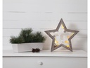 Star Trading LED-Dekolicht Fauna Stern 34 cm, Holz