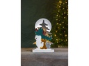 Star Trading LED-Dekolicht Forest Friends 45 cm, Holz