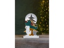 Star Trading LED-Dekolicht Forest Friends 45 cm, Holz