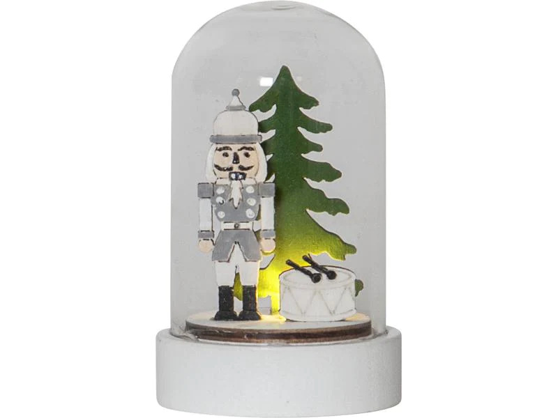 Star Trading LED-Dekolicht Nussknacker 9 cm, 2 Stück
