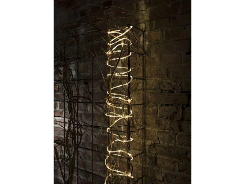 Konstsmide LED-Lichterkette 5 m Weiss, Dämmerungssensor, Outdoor