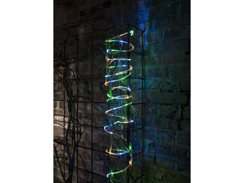 Konstsmide LED-Lichterkette 5 m Weiss, Dämmerungssensor, Outdoor