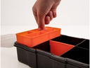 Delock Sortimentskasten Orange / Schwarz 11 Fächer