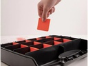 Delock Sortimentskasten Orange / Schwarz 17 Fächer